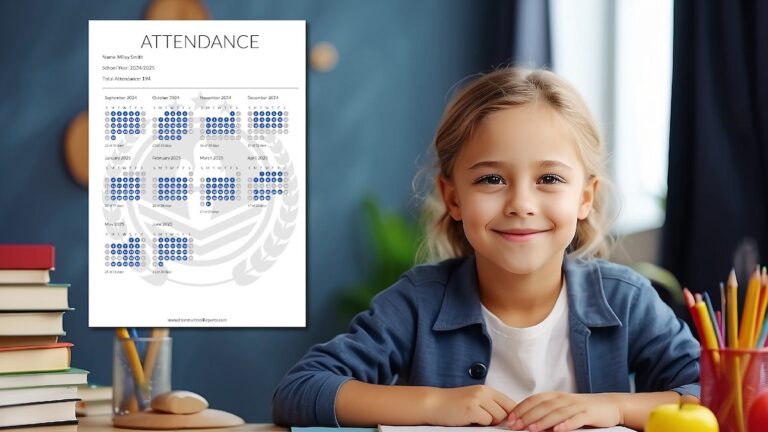 Homeschool Attendance Record